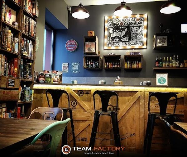 Bar à jeux Team Factory
