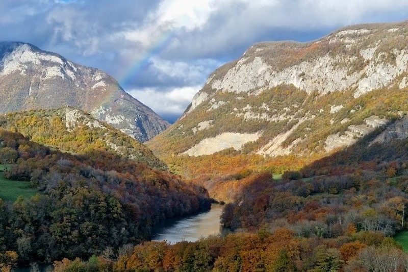 Mountain valley near Clarafond-Arcine