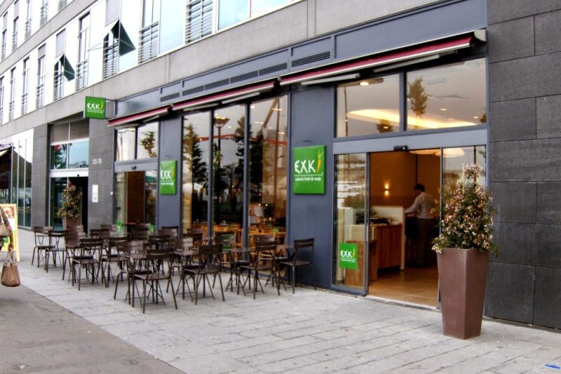 Welcoming café terrace in Paris