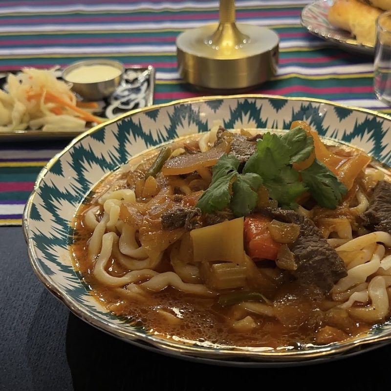Dîner chez Tashkent - restaurant ouzbèke